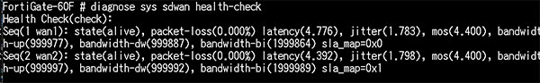 diagnose sys virtual-wan-link health-check