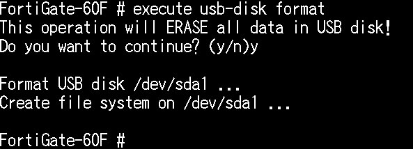 execute usb-disk format